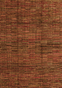 Abstract Orange Modern Rug, abs4546org