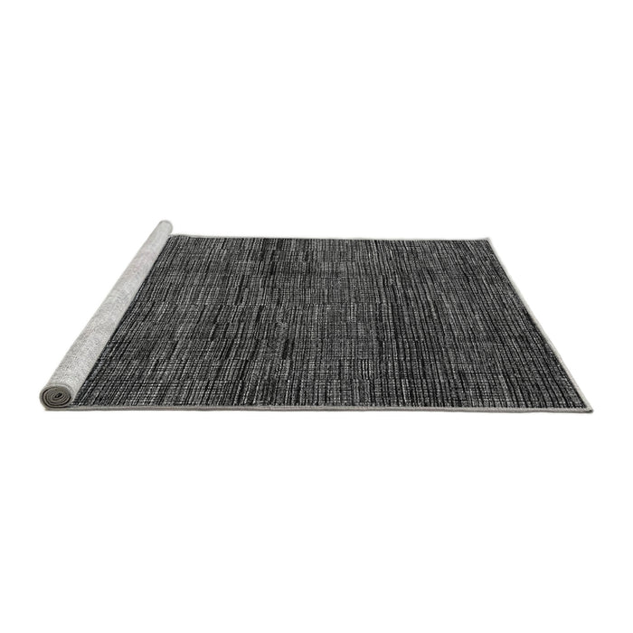 Sideview of Machine Washable Abstract Gray Modern Rug, wshabs4546gry