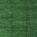 Square Machine Washable Abstract Emerald Green Modern Area Rugs, wshabs4546emgrn