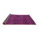 Sideview of Abstract Pink Modern Rug, abs4546pnk