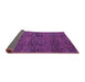 Sideview of Abstract Purple Modern Rug, abs4546pur