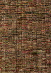 Abstract Brown Modern Rug, abs4546brn