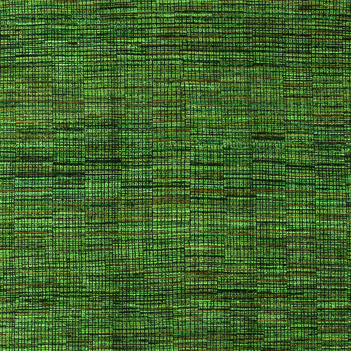 Abstract Green Modern Rug, abs4546grn