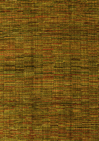 Abstract Yellow Modern Rug, abs4546yw