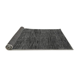 Sideview of Abstract Gray Modern Rug, abs4546gry