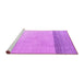 Sideview of Machine Washable Solid Purple Modern Area Rugs, wshabs4547pur