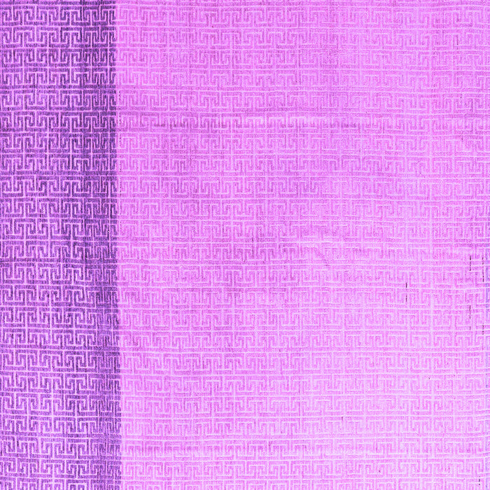 Square Machine Washable Solid Purple Modern Area Rugs, wshabs4547pur