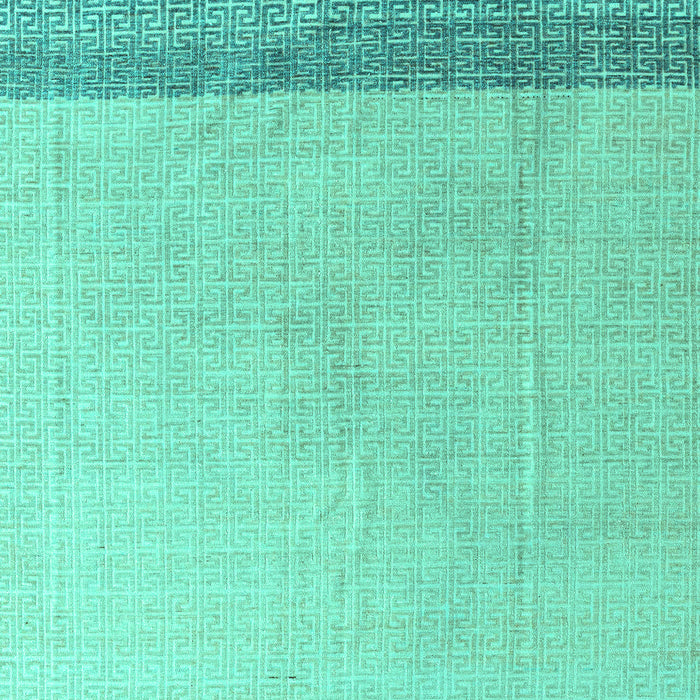 Machine Washable Solid Turquoise Modern Area Rugs, wshabs4547turq
