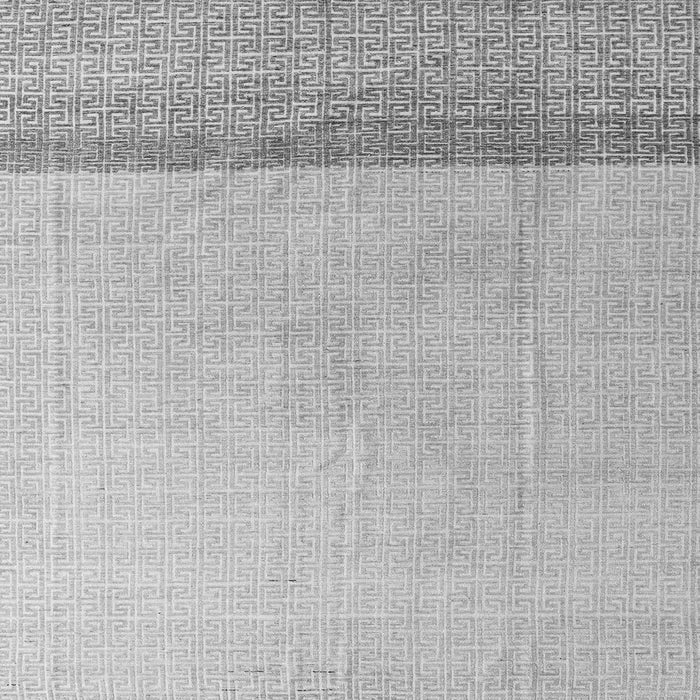 Square Machine Washable Solid Gray Modern Rug, wshabs4547gry