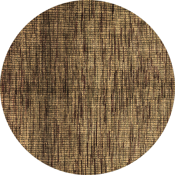 Round Machine Washable Abstract Brown Modern Rug, wshabs4548brn