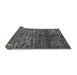 Sideview of Abstract Gray Modern Rug, abs4548gry