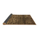 Sideview of Abstract Brown Modern Rug, abs4548brn