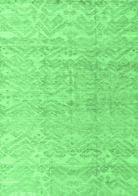 Solid Emerald Green Modern Rug, abs4549emgrn