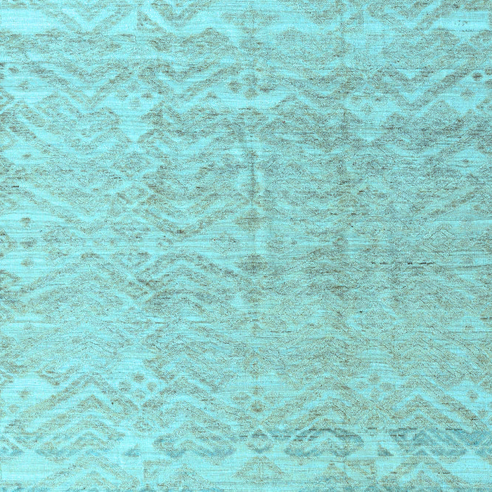 Machine Washable Solid Light Blue Modern Rug, wshabs4549lblu