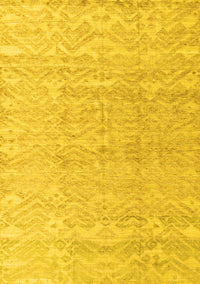 Solid Yellow Modern Rug, abs4549yw