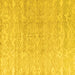 Square Machine Washable Solid Yellow Modern Rug, wshabs4549yw