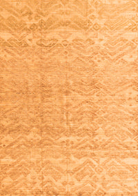 Solid Orange Modern Rug, abs4549org