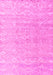 Machine Washable Solid Pink Modern Rug, wshabs4549pnk