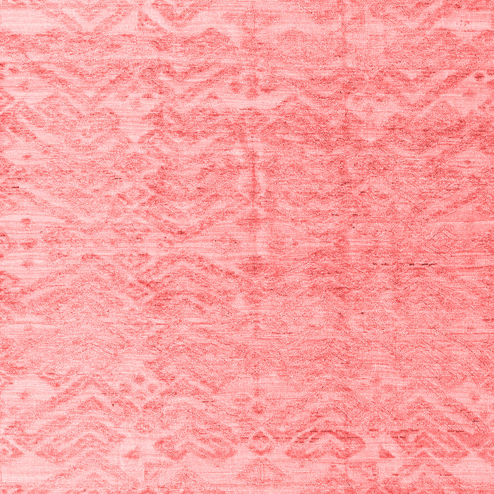 Machine Washable Solid Red Modern Rug, wshabs4549red