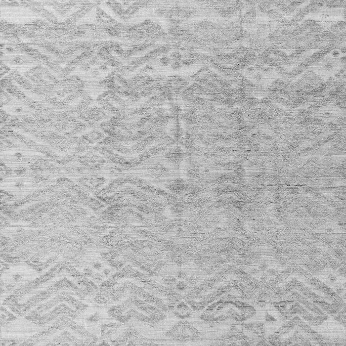 Machine Washable Solid Gray Modern Rug, wshabs4549gry