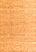 Machine Washable Solid Orange Modern Area Rugs, wshabs4549org