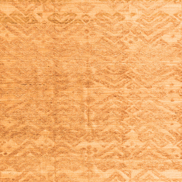 Machine Washable Solid Orange Modern Area Rugs, wshabs4549org