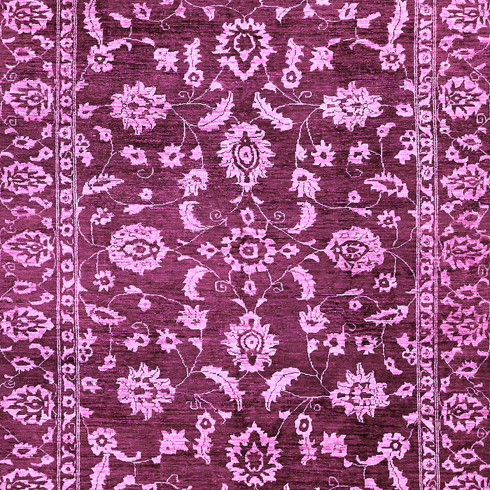 Machine Washable Oriental Purple Traditional Area Rugs, wshabs454pur