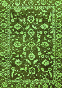 Oriental Green Traditional Rug, abs454grn