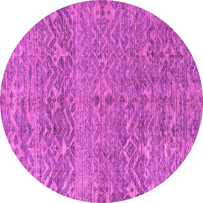 Round Machine Washable Abstract Pink Modern Rug, wshabs4550pnk