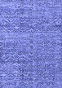 Abstract Blue Modern Rug, abs4550blu