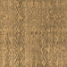 Square Abstract Brown Modern Rug, abs4550brn