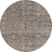 Round Abstract Puce Purple Modern Rug, abs4550