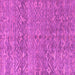 Square Abstract Pink Modern Rug, abs4550pnk