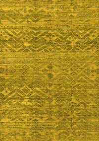 Abstract Yellow Modern Rug, abs4550yw