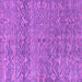 Square Abstract Purple Modern Rug, abs4550pur