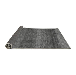 Sideview of Abstract Gray Modern Rug, abs4551gry