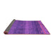 Sideview of Abstract Pink Modern Rug, abs4551pnk