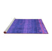 Sideview of Machine Washable Abstract Purple Modern Area Rugs, wshabs4551pur