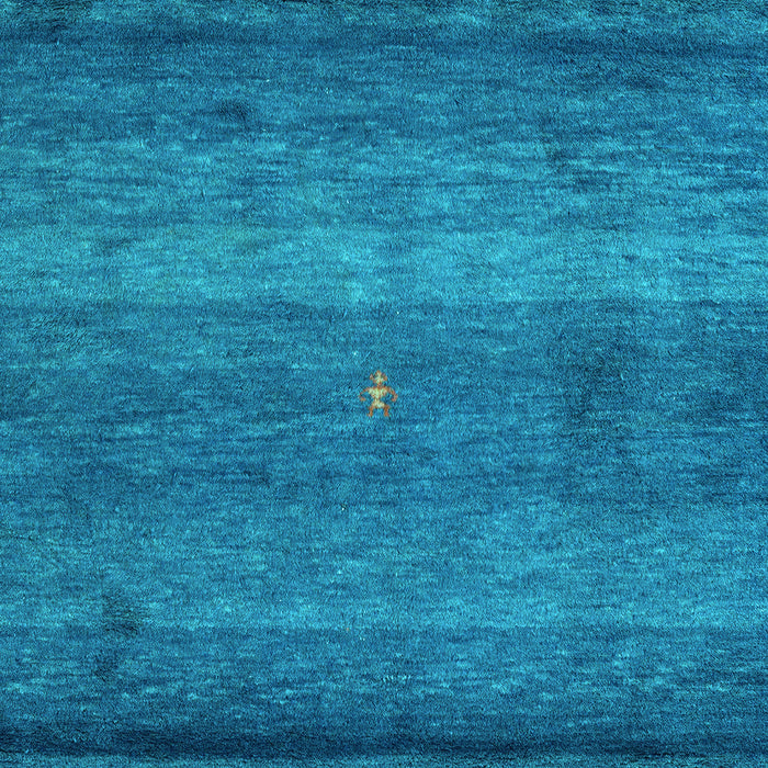 Abstract Light Blue Modern Rug, abs4551lblu