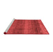 Modern Red Washable Rugs