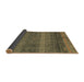 Sideview of Abstract Brown Modern Rug, abs4551brn