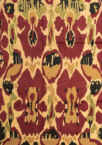 Abstract Brown Modern Rug, abs4552brn