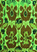 Abstract Green Modern Rug, abs4552grn