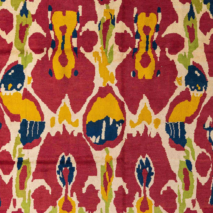 Machine Washable Abstract Metallic Gold Rug, wshabs4552