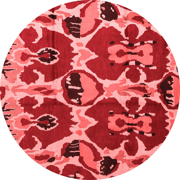 Abstract Red Modern Rug, abs4552red