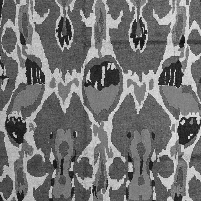 Machine Washable Abstract Gray Modern Rug, wshabs4552gry