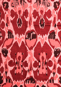 Abstract Red Modern Rug, abs4552red