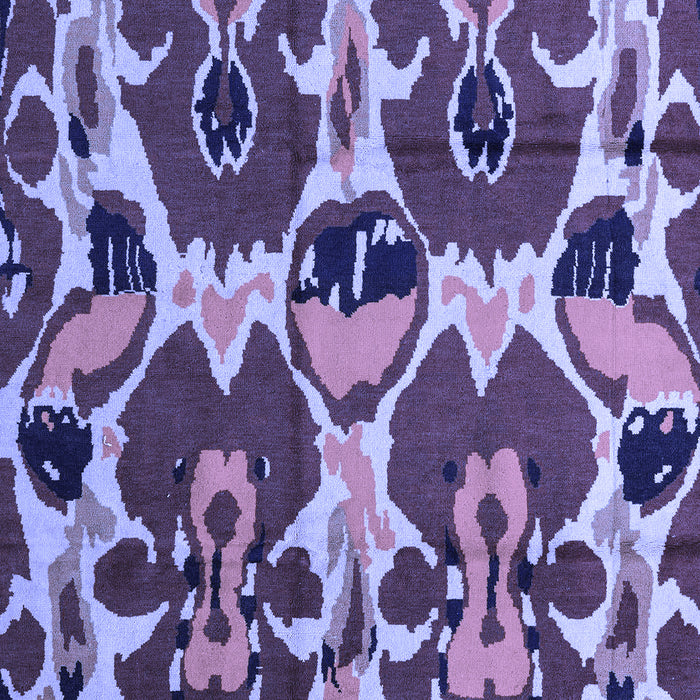 Abstract Blue Modern Rug, abs4552blu