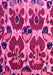 Machine Washable Abstract Pink Modern Rug, wshabs4552pnk