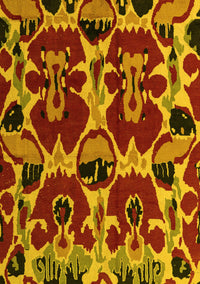 Abstract Yellow Modern Rug, abs4553yw